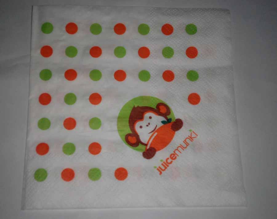 彩色印刷餐巾纸